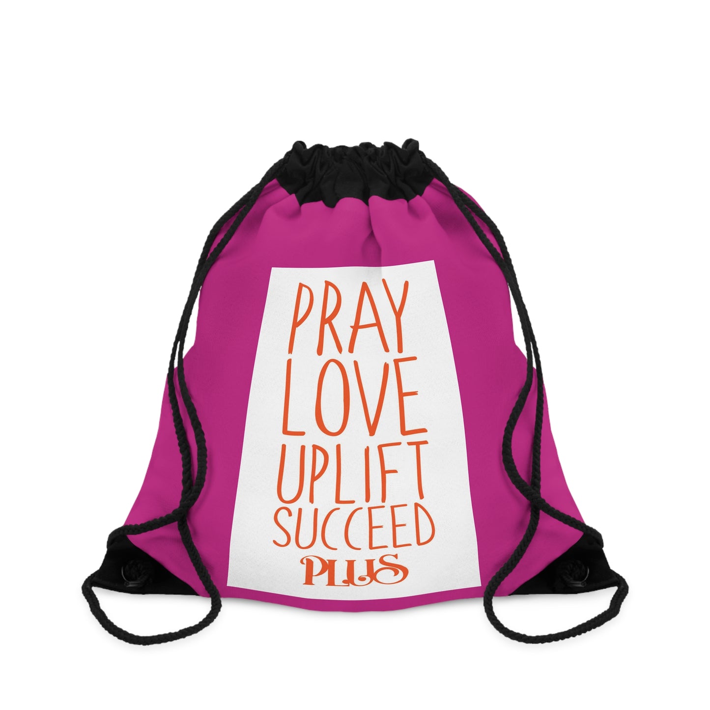 P.L.U.S Drawstring Bag - Pretty in Pink