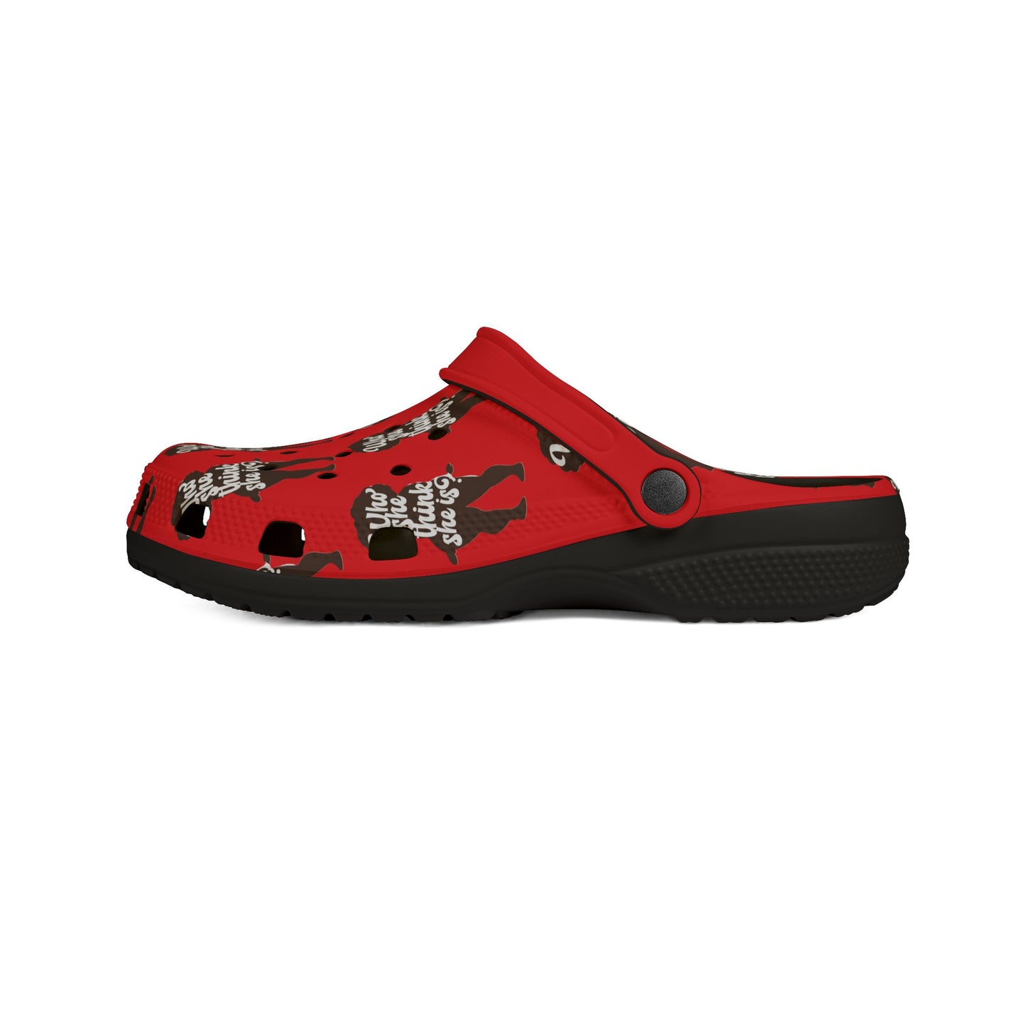 Adult EVA Foam Rubber Shoes WSTSI RED