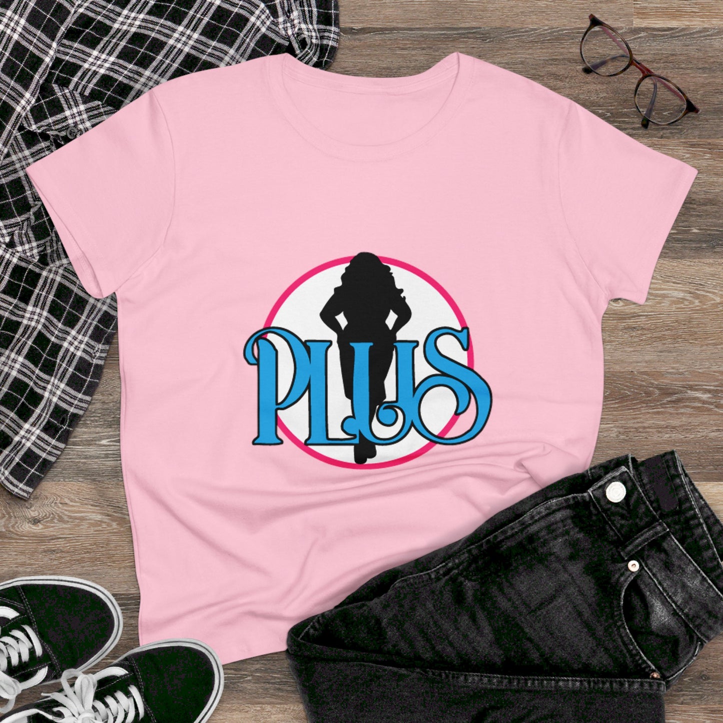 P.L.U.S Women's Midweight Cotton Tee