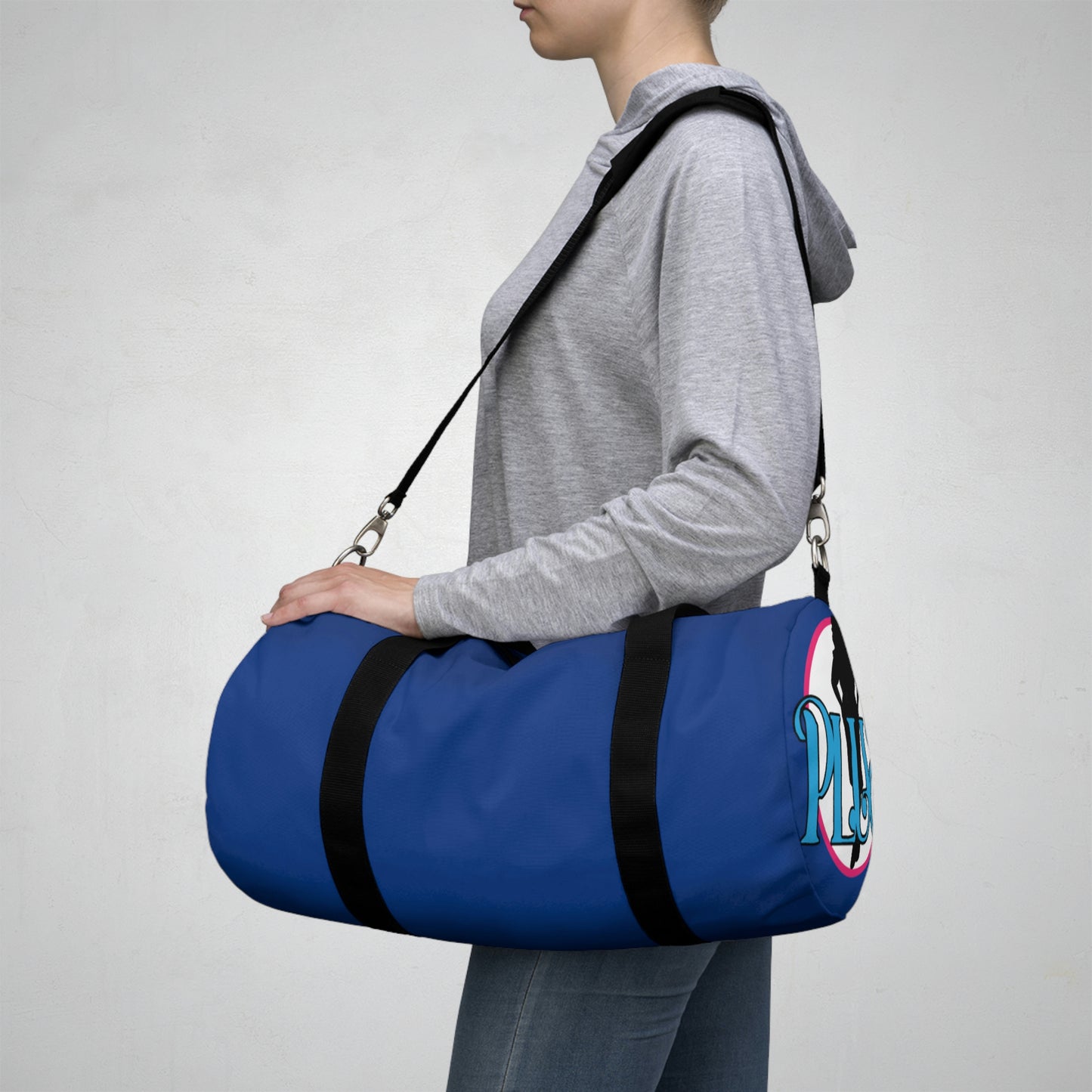 Who She Think She Is? On the Go Duffel Bag- Chill Blue