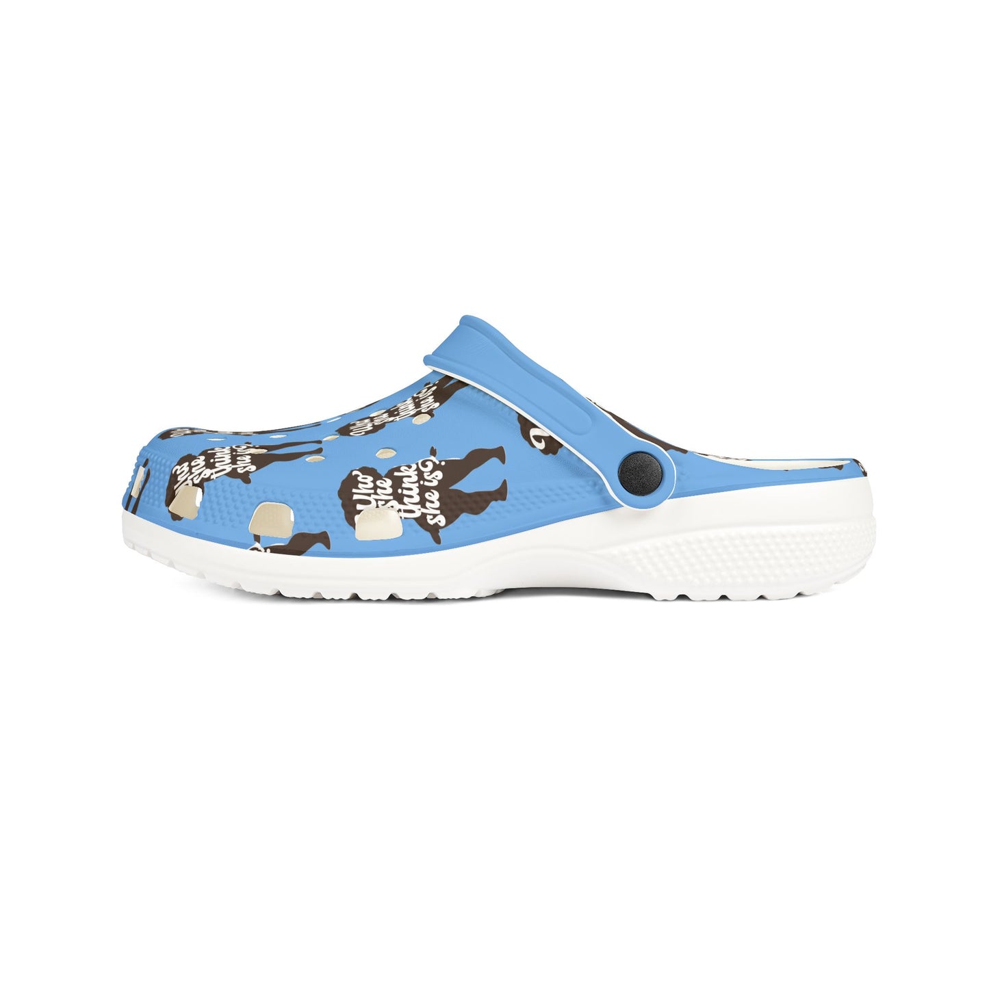 Adult EVA Foam Rubber Shoes WSTSI LIGHT BLUE