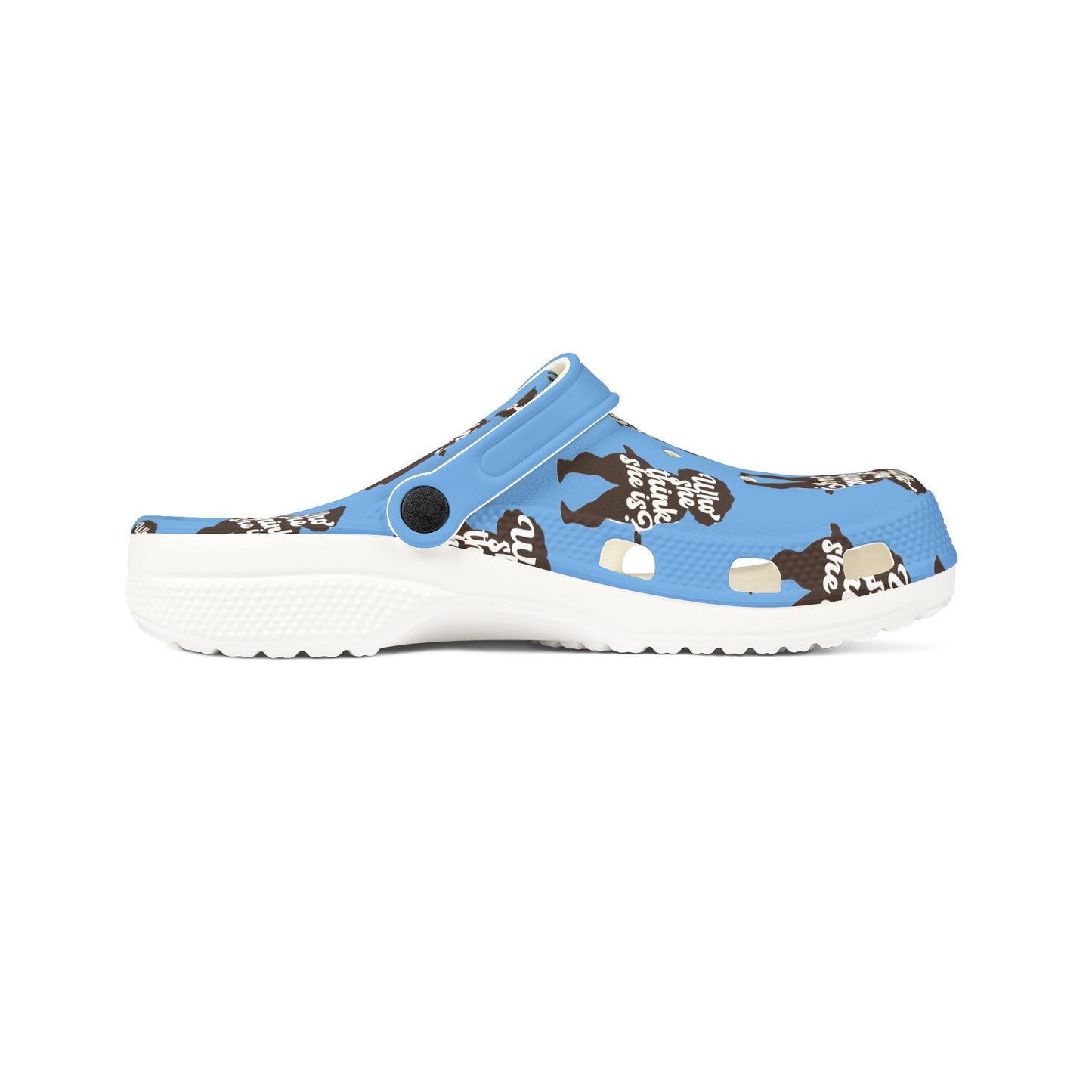 Adult EVA Foam Rubber Shoes WSTSI LIGHT BLUE