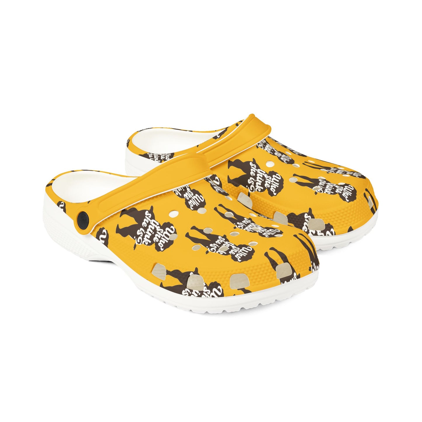Adult EVA Foam Rubber Shoes WSTSI YELLOW
