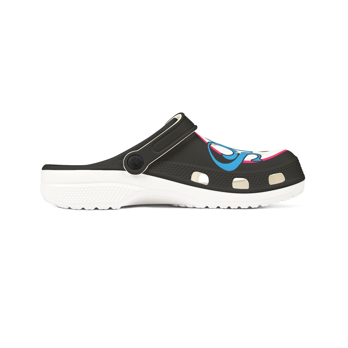 Adult EVA Foam Rubber Shoes SIGNATURE BLACK