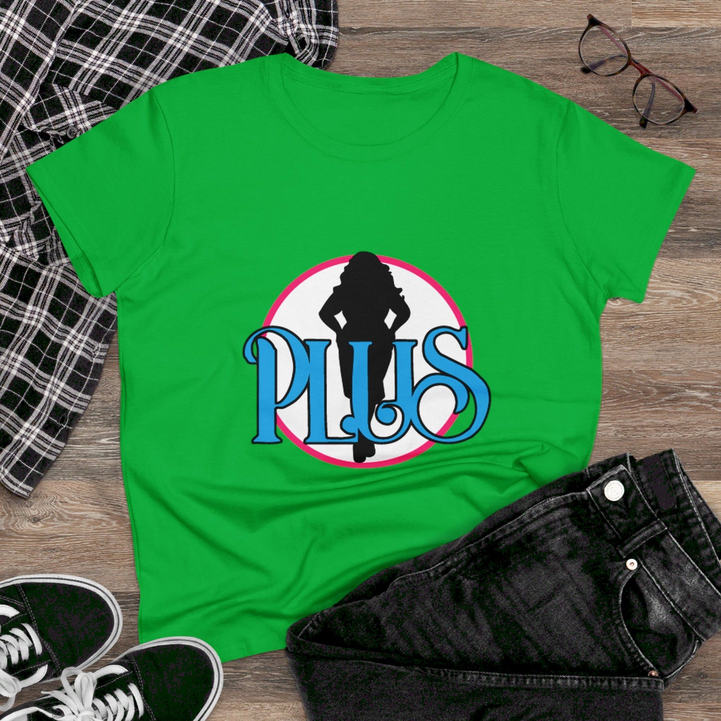 P.L.U.S Women's Midweight Cotton Tee