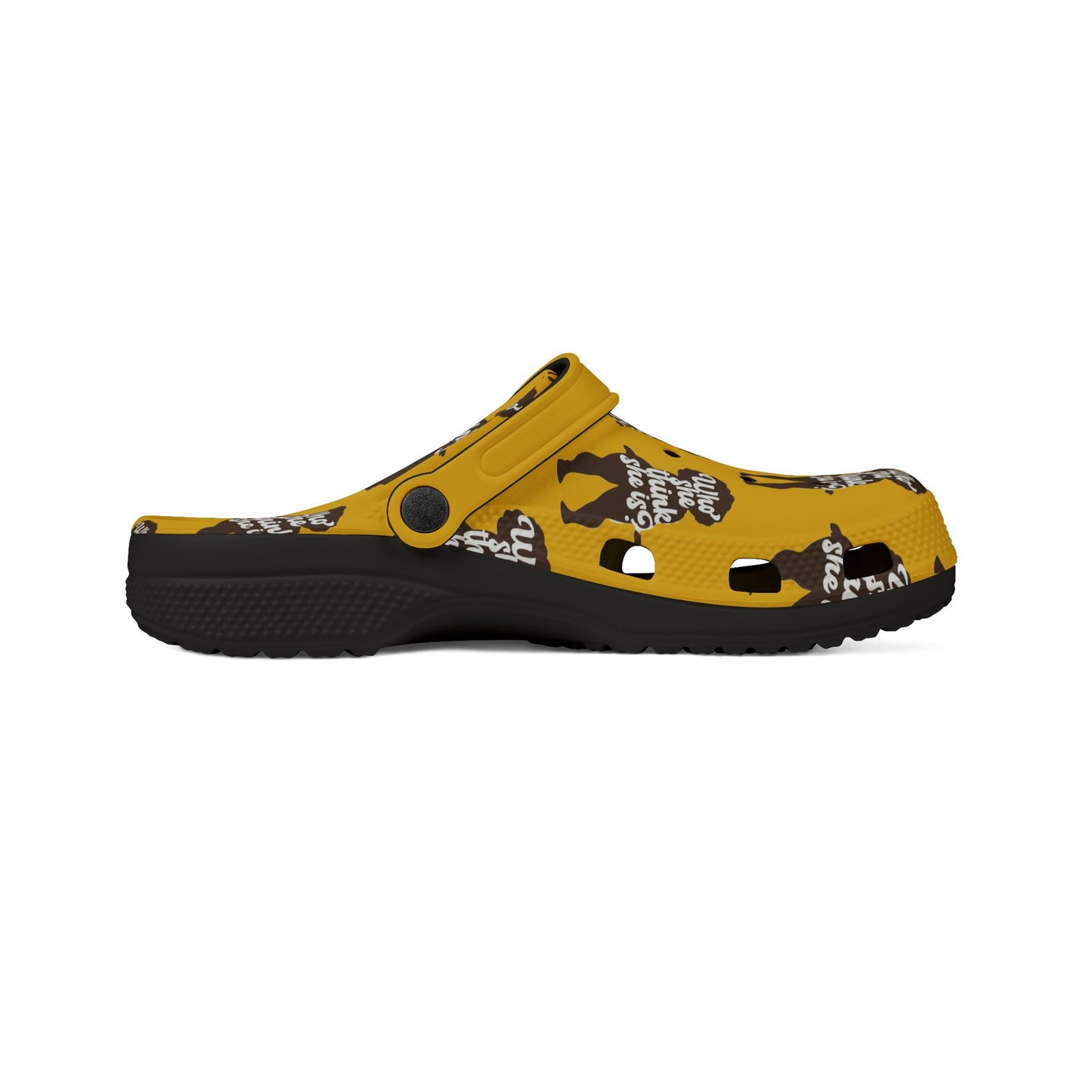 Adult EVA Foam Rubber Shoes WSTSI YELLOW