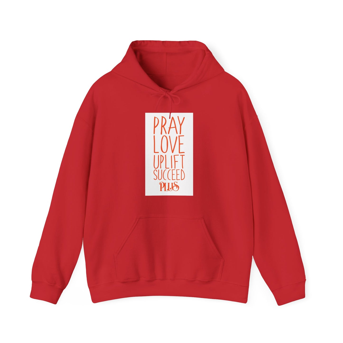 P.L.U.S Unisex Hooded Sweatshirt