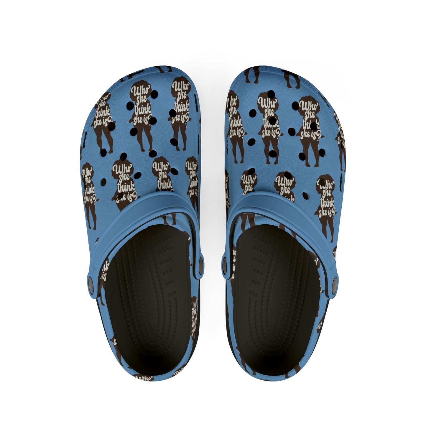Adult EVA Foam Rubber Shoes WSTSI LIGHT BLUE