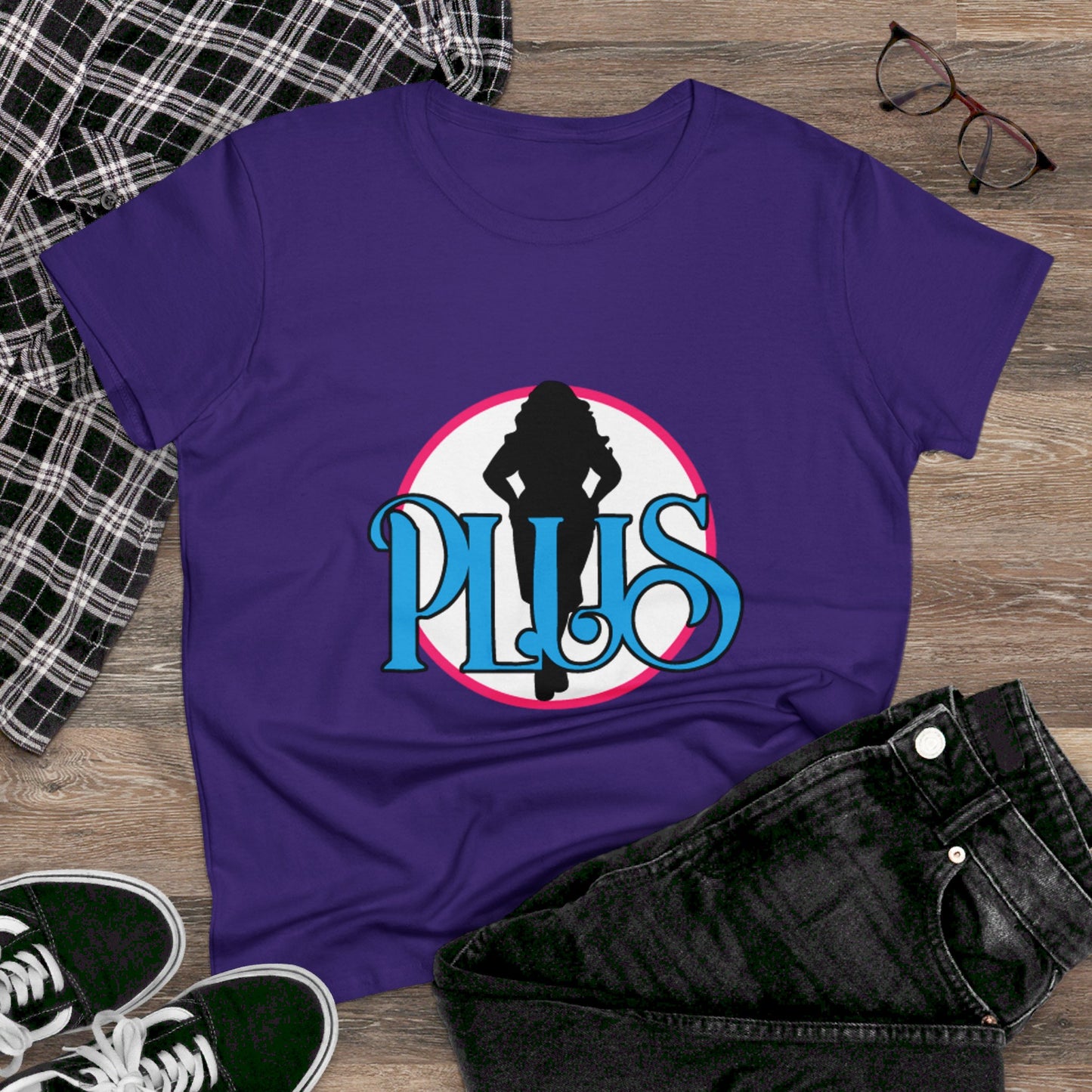 P.L.U.S Women's Midweight Cotton Tee