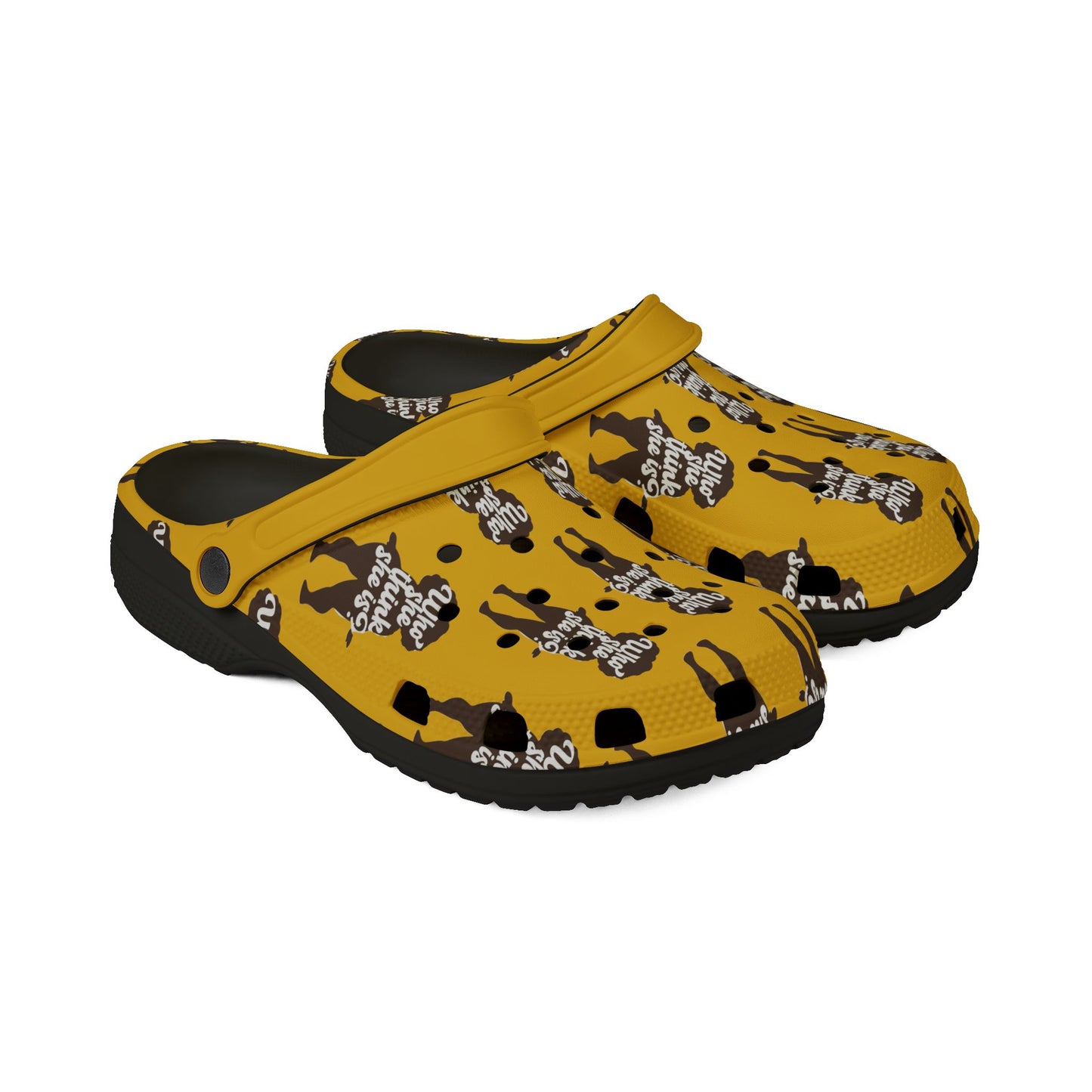 Adult EVA Foam Rubber Shoes WSTSI YELLOW