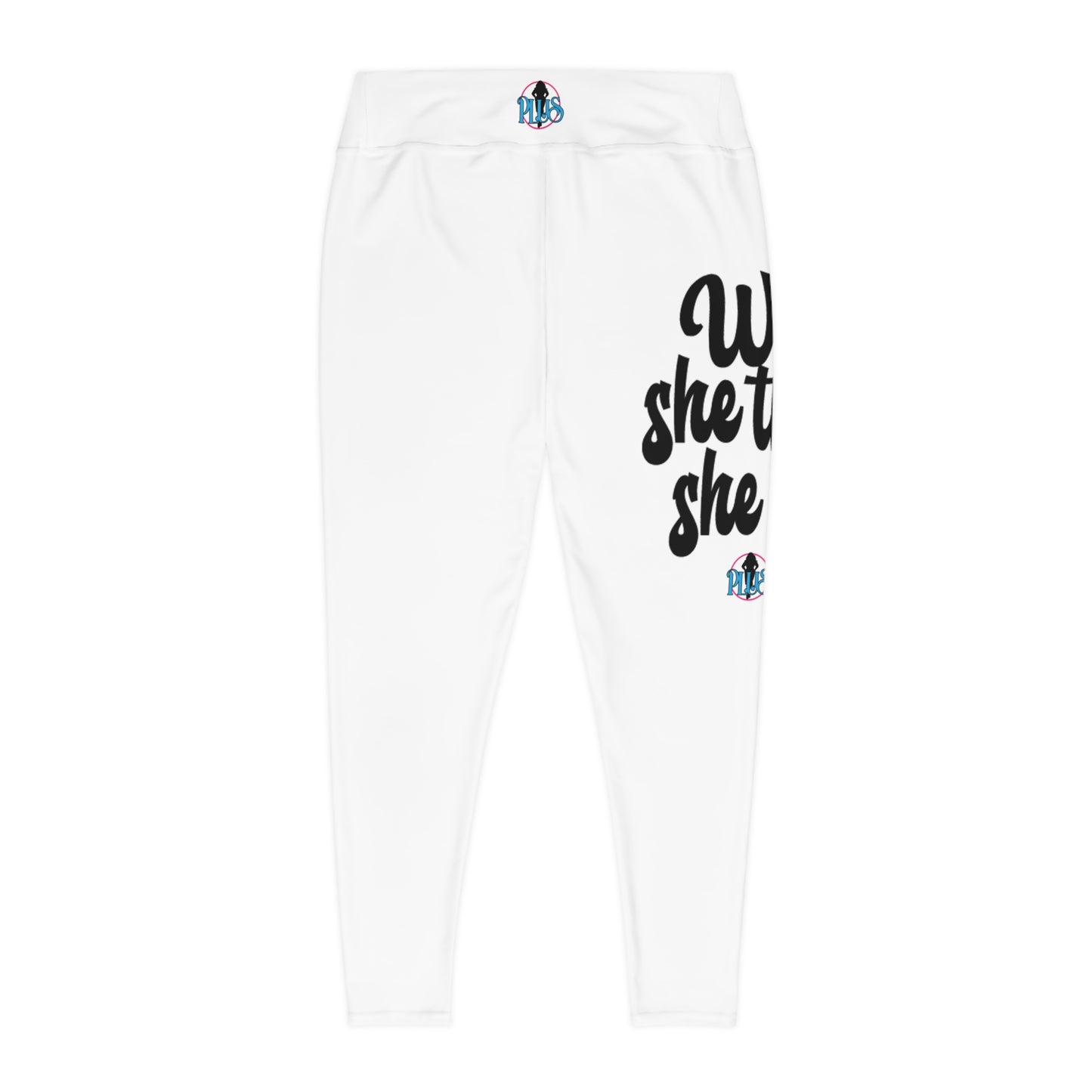 Who She Think She is? Plus Size Leggings (Extended Size)
