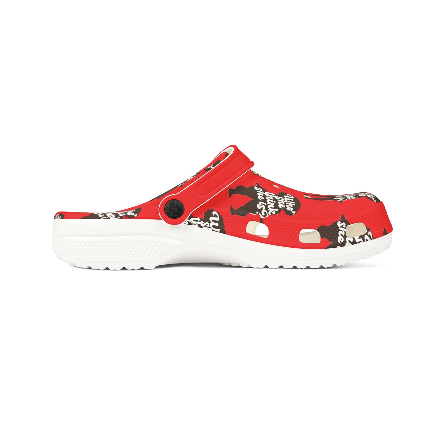 Adult EVA Foam Rubber Shoes WSTSI RED