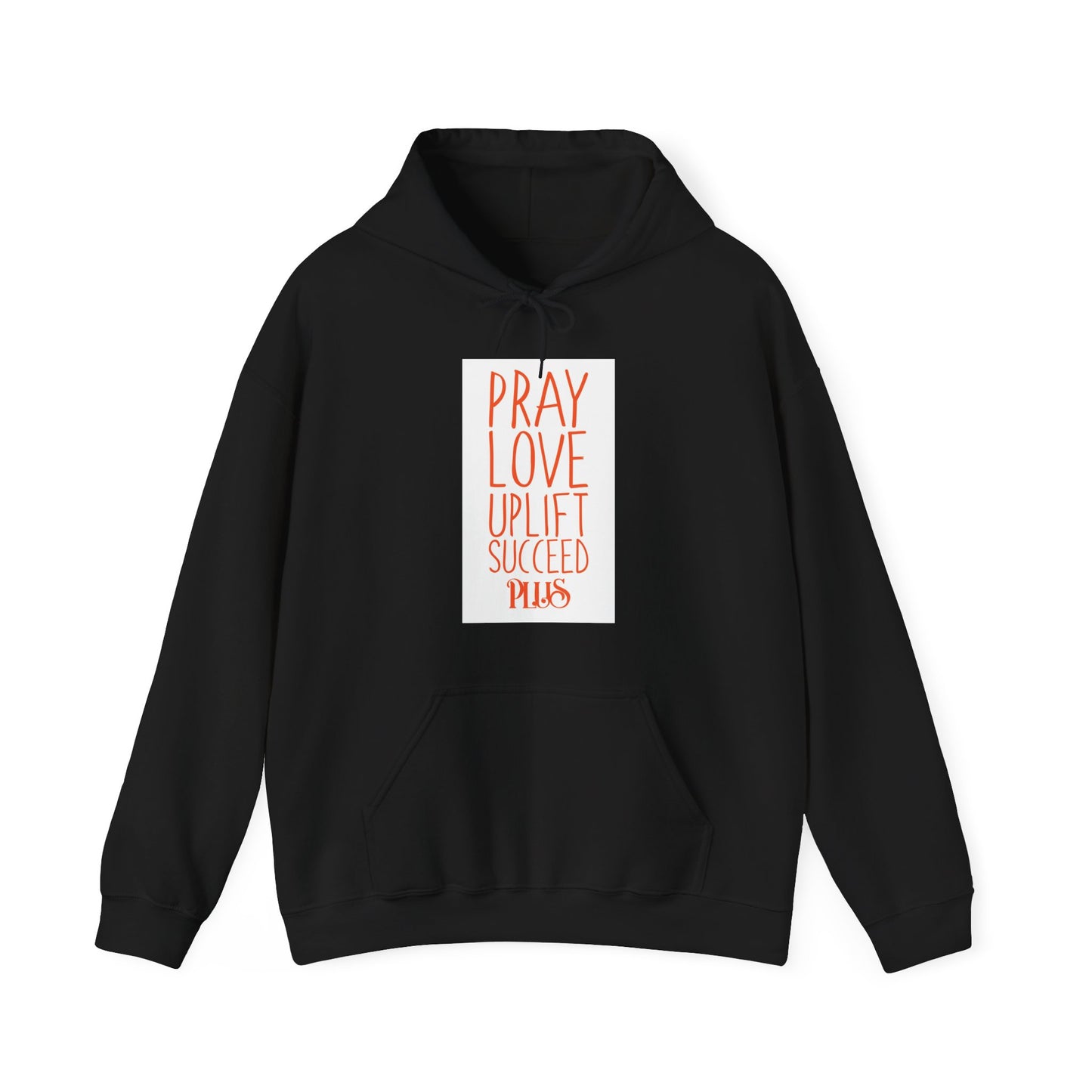 P.L.U.S Unisex Hooded Sweatshirt