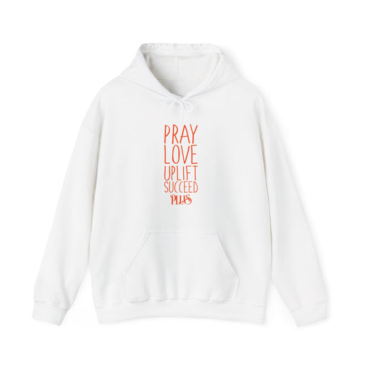 P.L.U.S Unisex Hooded Sweatshirt