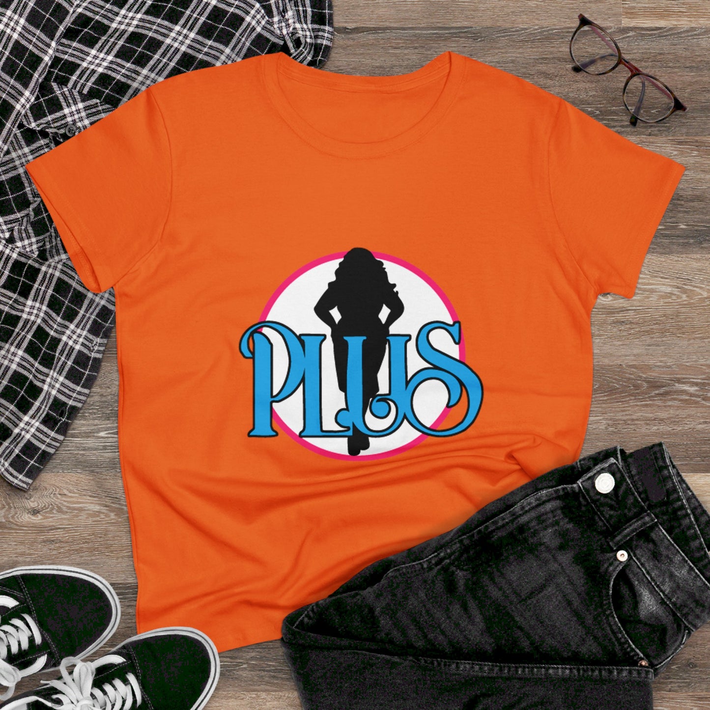 P.L.U.S Women's Midweight Cotton Tee