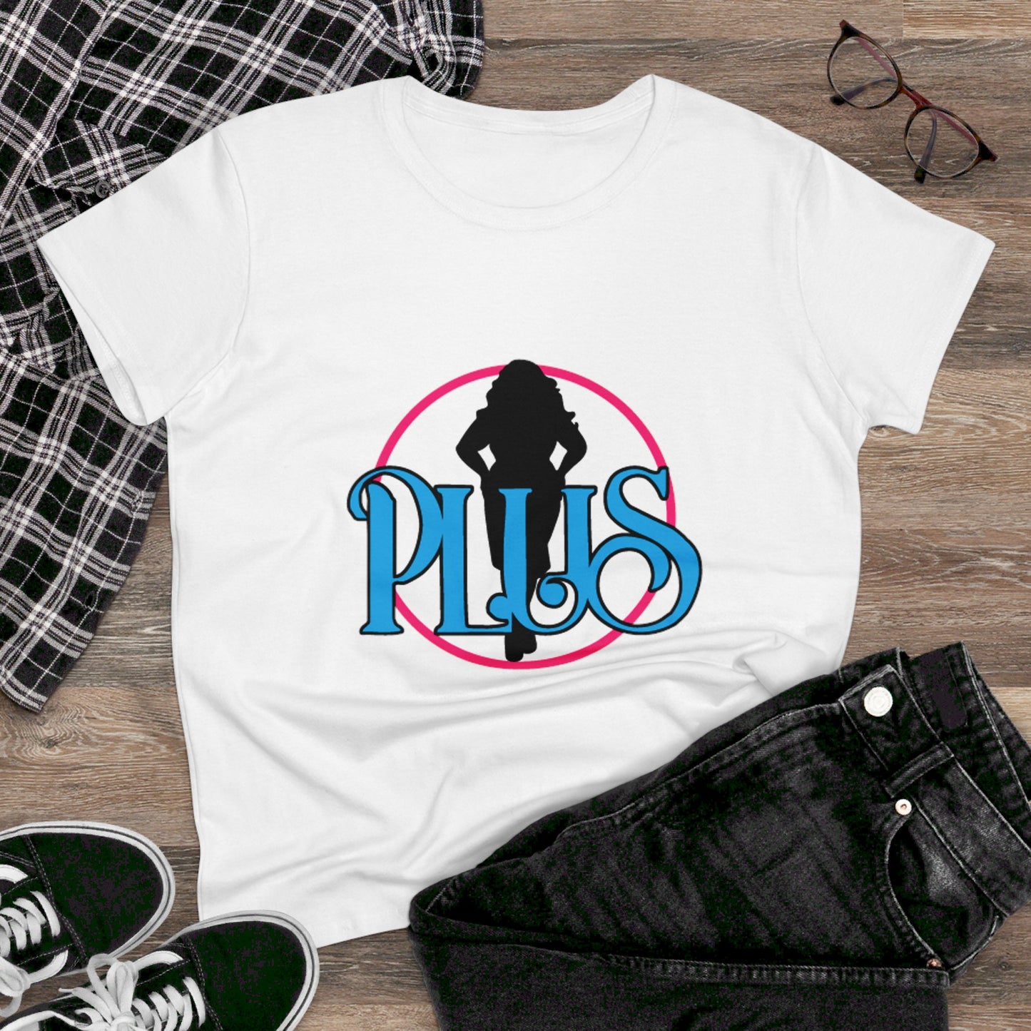 P.L.U.S Women's Midweight Cotton Tee