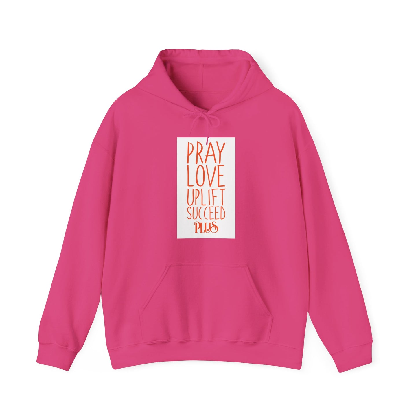 P.L.U.S Unisex Hooded Sweatshirt