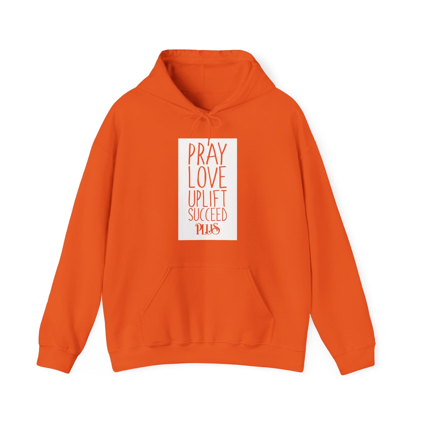 P.L.U.S Unisex Hooded Sweatshirt
