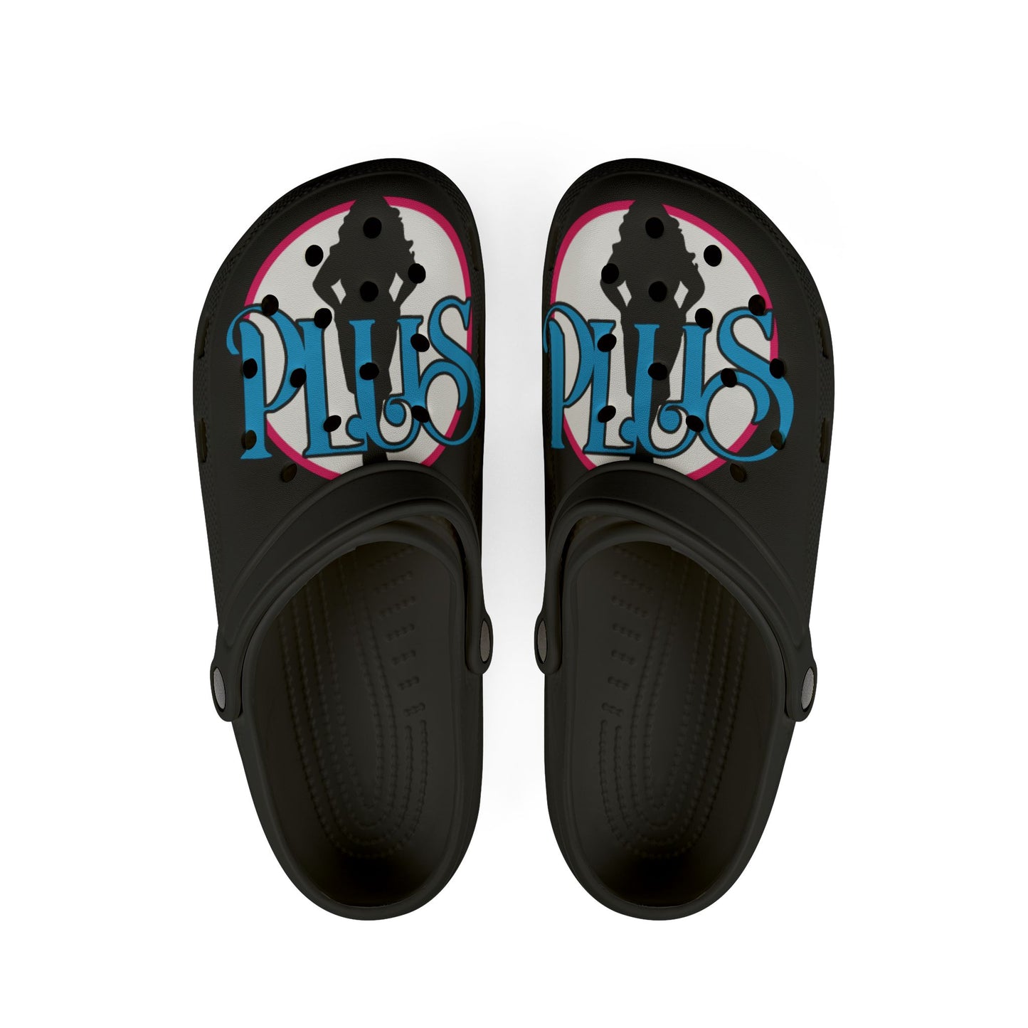 Adult EVA Foam Rubber Shoes SIGNATURE BLACK