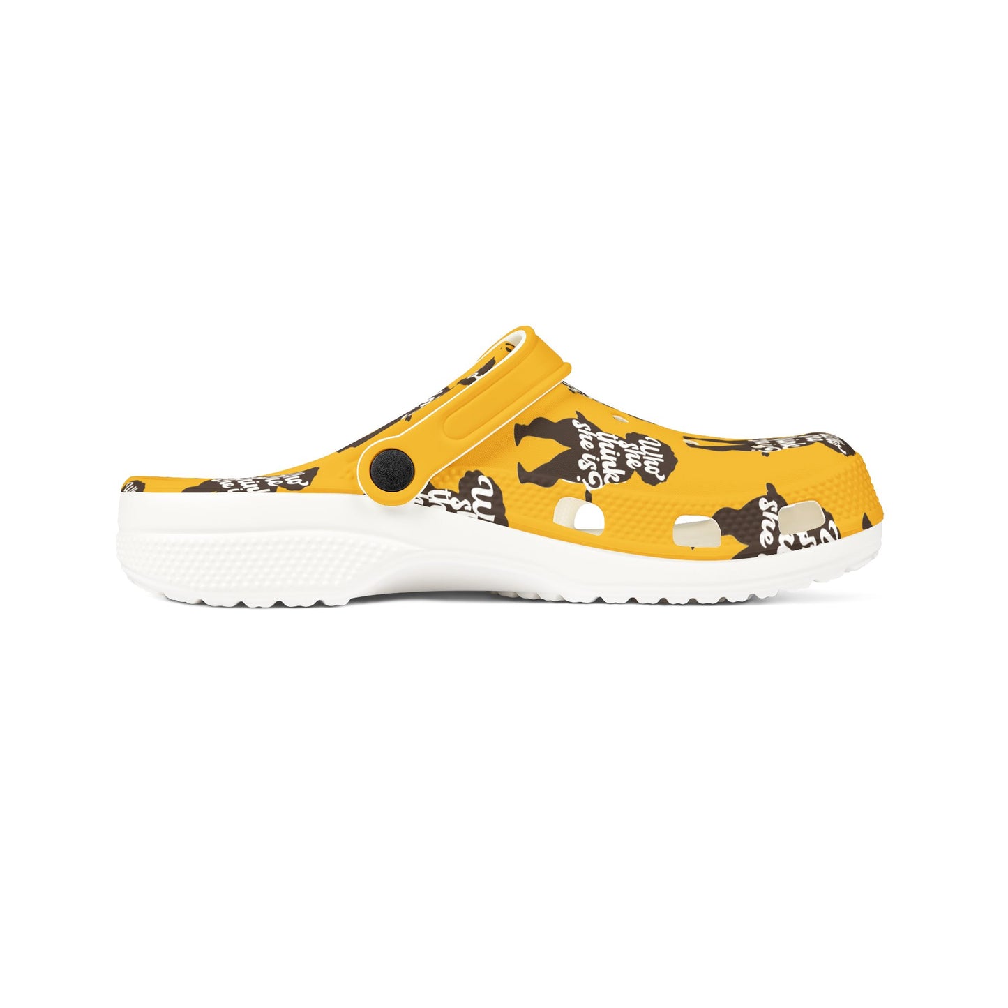 Adult EVA Foam Rubber Shoes WSTSI YELLOW