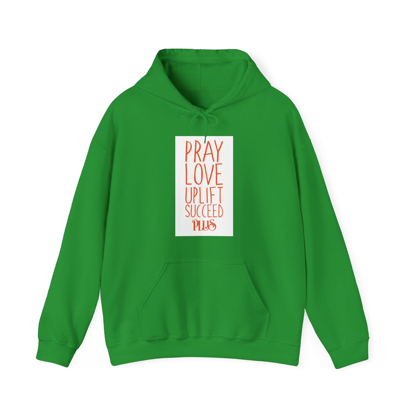 P.L.U.S Unisex Hooded Sweatshirt