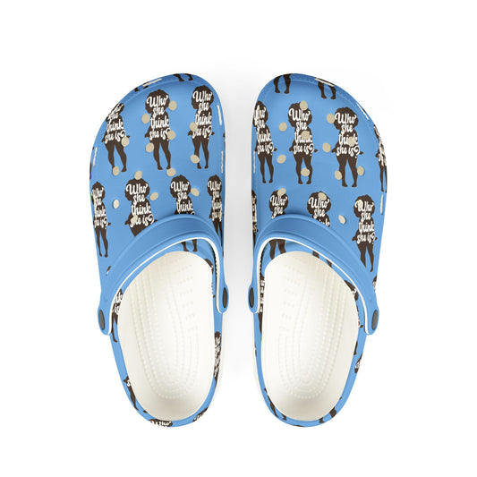 Adult EVA Foam Rubber Shoes WSTSI LIGHT BLUE