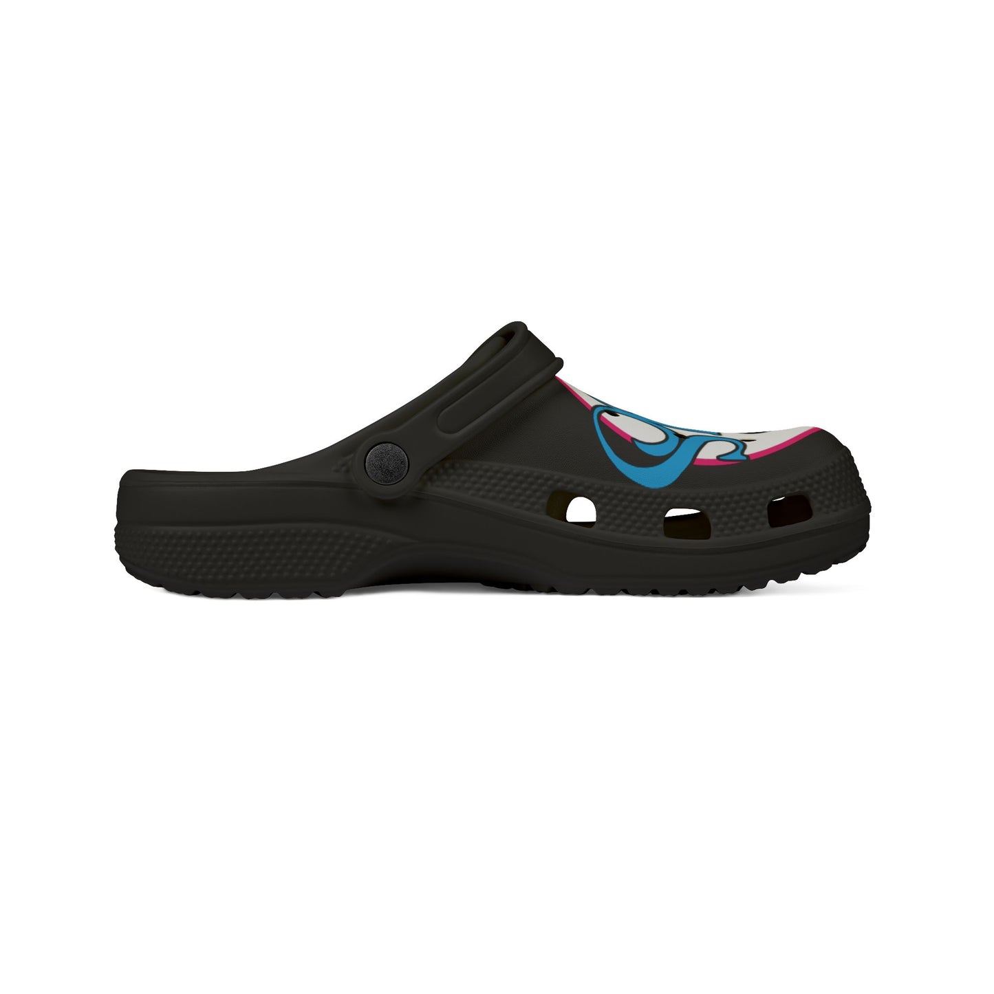 Adult EVA Foam Rubber Shoes SIGNATURE BLACK