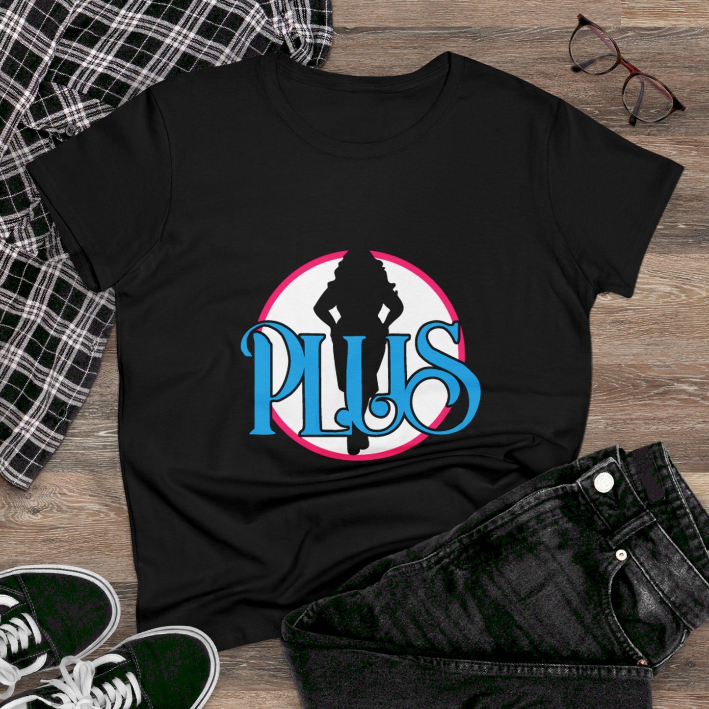 P.L.U.S Women's Midweight Cotton Tee
