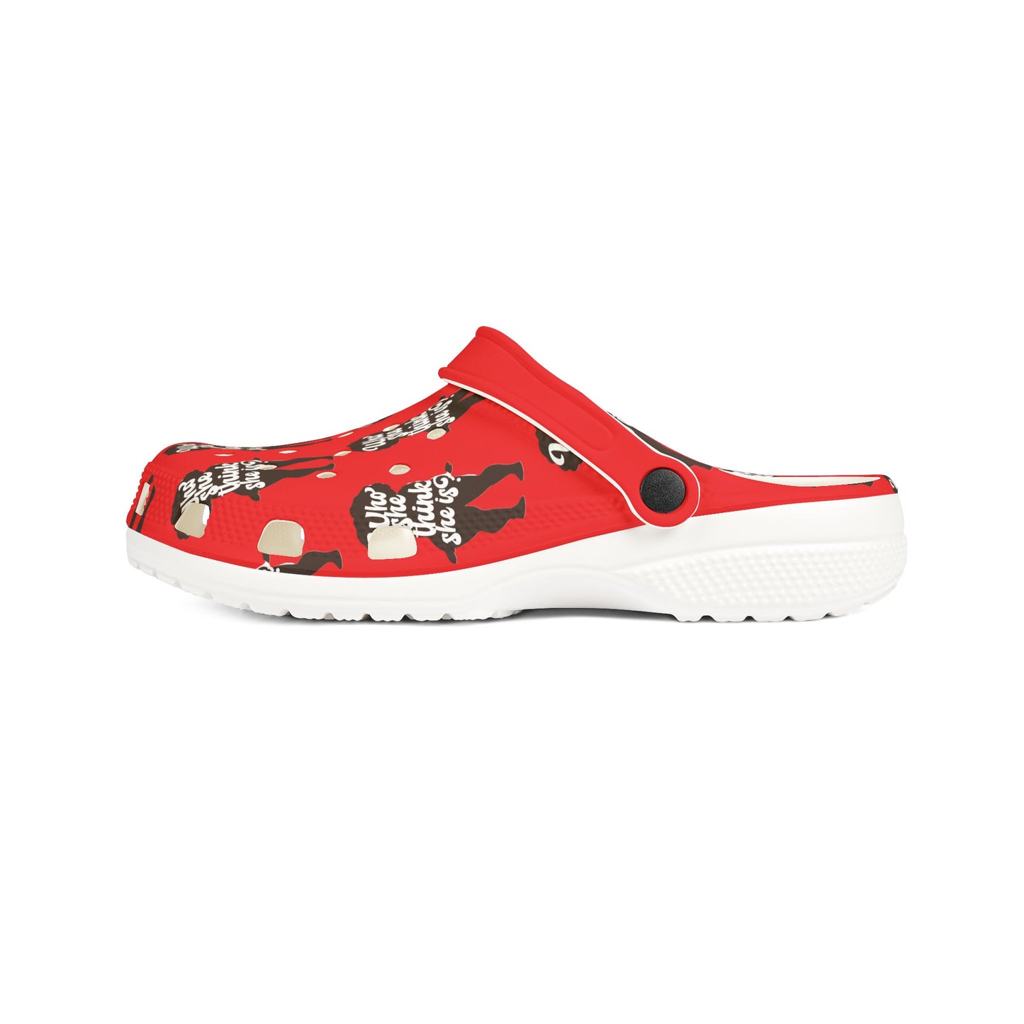 Adult EVA Foam Rubber Shoes WSTSI RED
