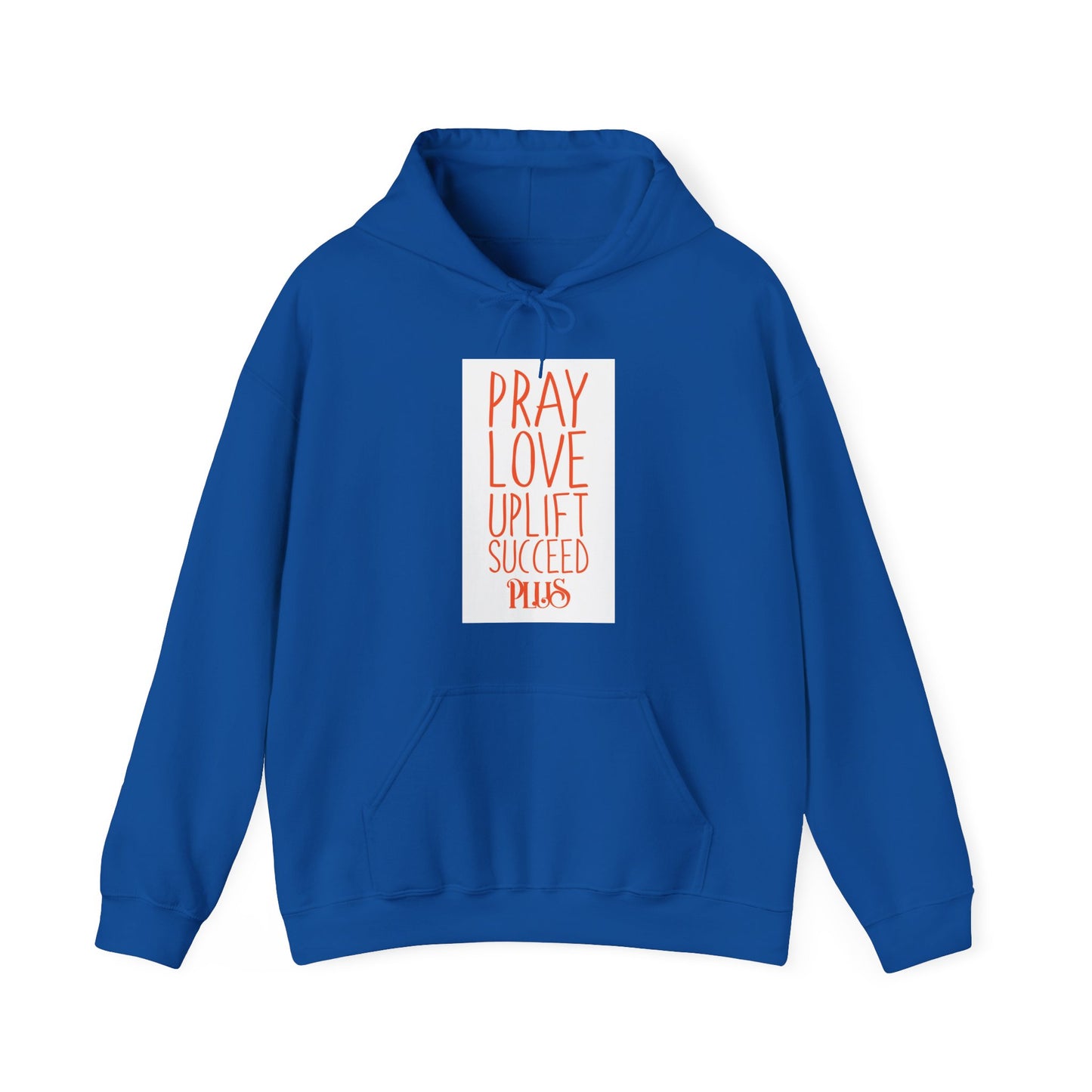 P.L.U.S Unisex Hooded Sweatshirt