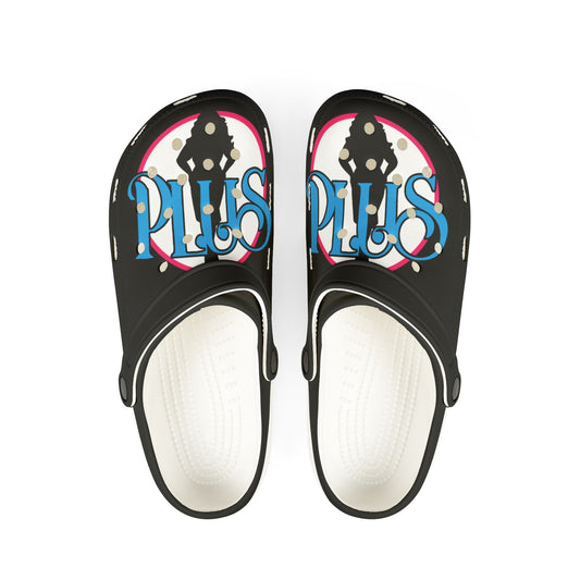 Adult EVA Foam Rubber Shoes SIGNATURE BLACK