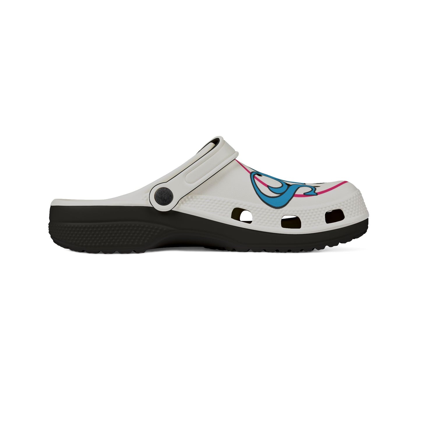 Adult EVA Foam Rubber Shoes SIGNATURE WHITE