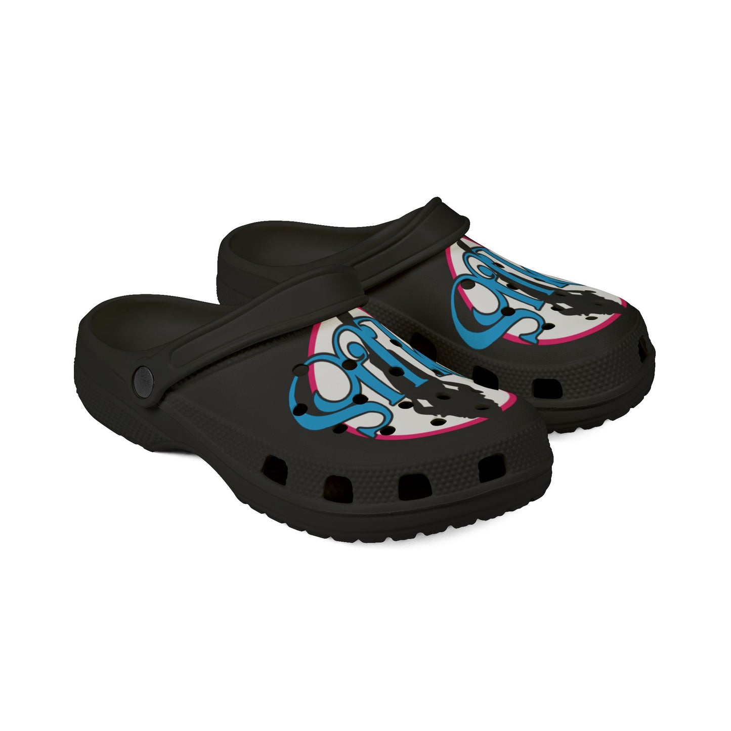 Adult EVA Foam Rubber Shoes SIGNATURE BLACK