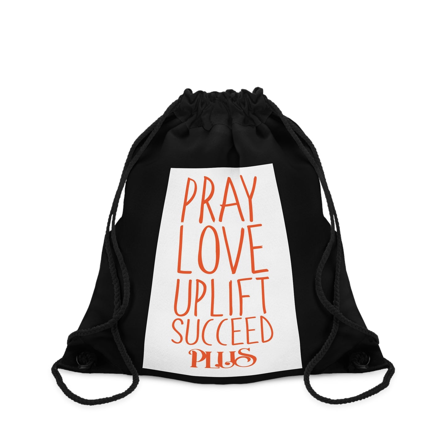 P.L.U.S Drawstring Bag- Power Black
