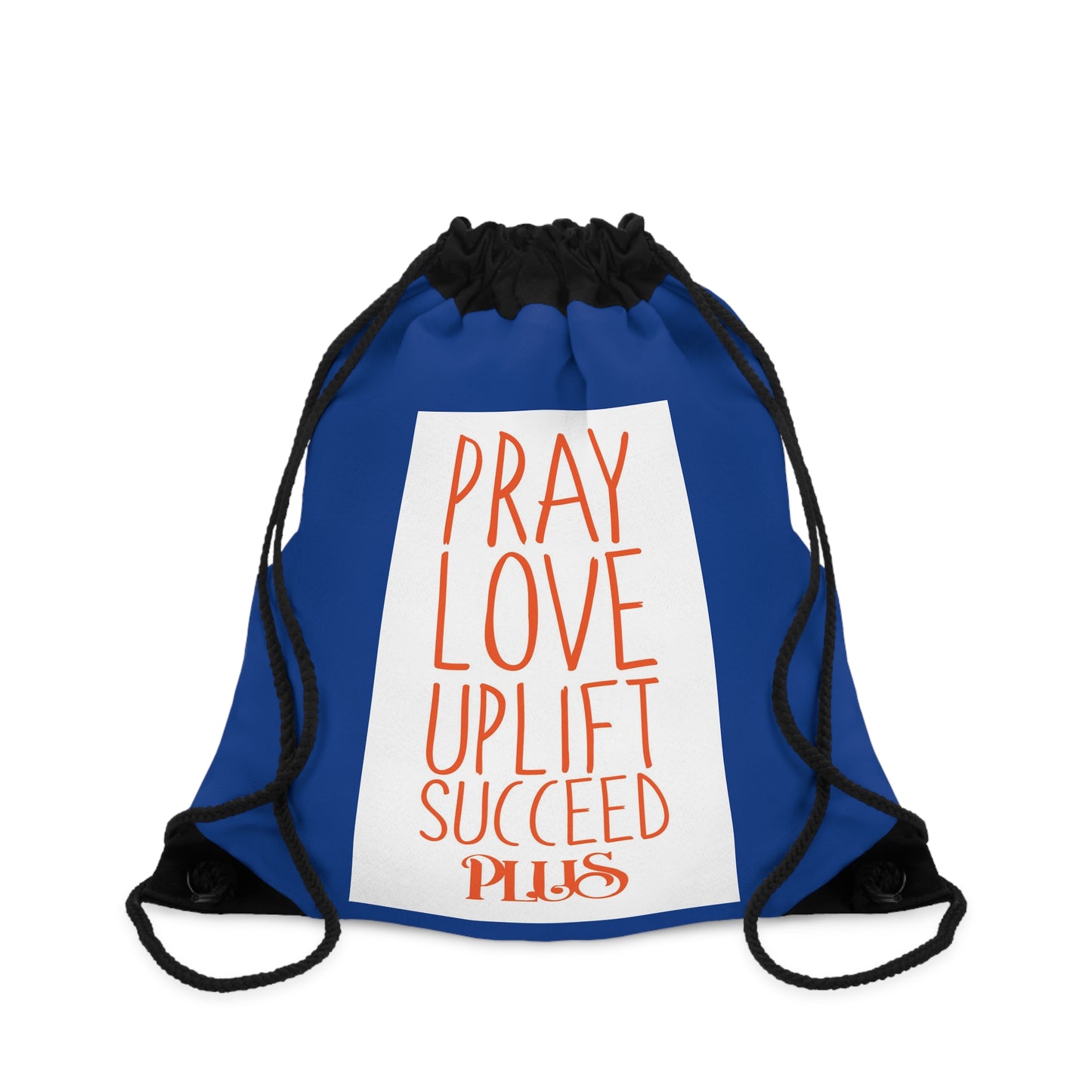 P.L.U.S On The Go Drawstring Bag- Chill Blue