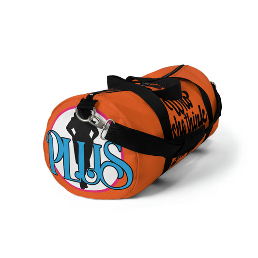 Who She Think She Is? On the Go Duffel Bag - Vibrant Orange